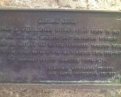 Mammoth Spring Marker image. Click for full size.