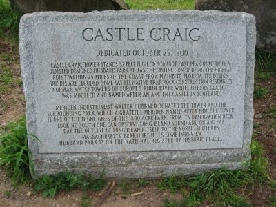 Castle Craig Marker image. Click for full size.