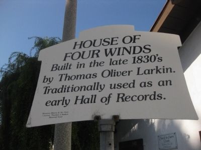 House of Four WInds Marker. Click for full size. House of Four WInds Marker image. Click for full size.
