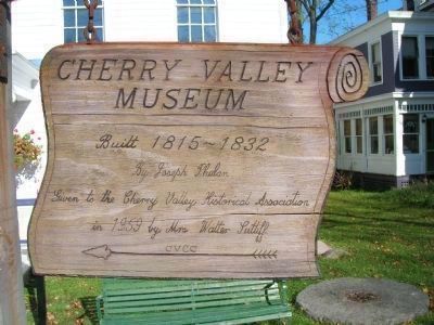 <i>Another</i> Cherry Valley Museum Marker image. Click for full size.
