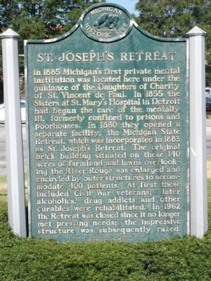 St. Joseph's Retreat Marker image. Click for full size.