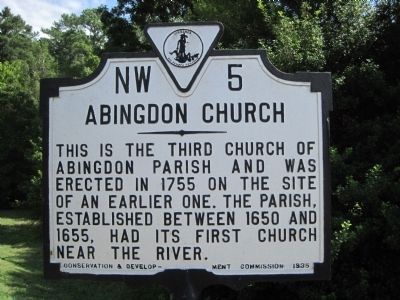 Abingdon Church Marker image. Click for full size.