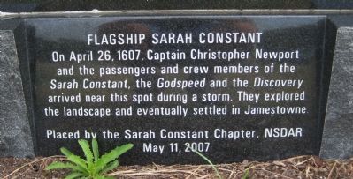 Flagship Sarah Constant Marker image. Click for full size.