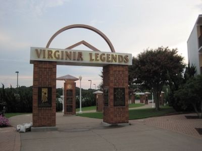 Virginia Legends Walk Entrance image. Click for full size.