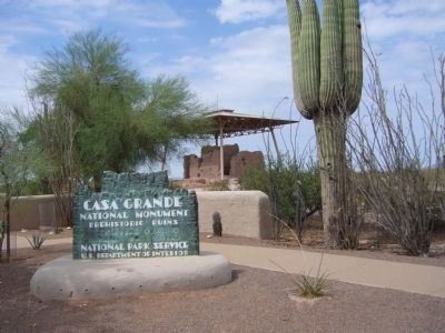 Casa Grande Ruins. Click for full size. Casa Grande Ruins image. Click for full size.