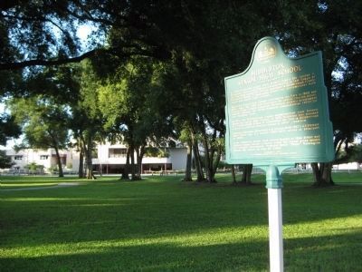Middleton High School and Historical Marker image. Click for full size.