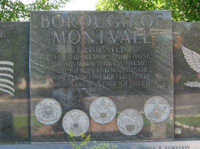Montvale Veterans Monument image. Click for full size.