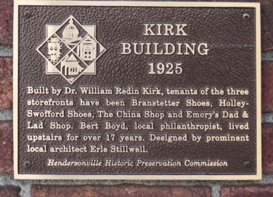 Kirk Building Marker image. Click for full size.