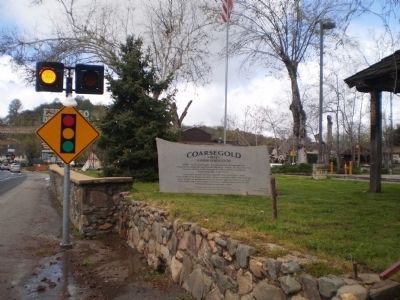 Coarsegold Marker From Road image. Click for full size.