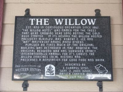 The Willow Marker image. Click for full size.