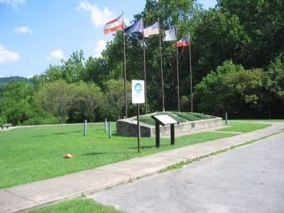 Philippi Marker and Flagpoles image. Click for full size.
