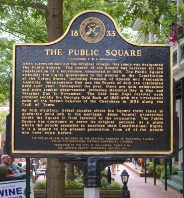 The Public Square Marker image. Click for full size.