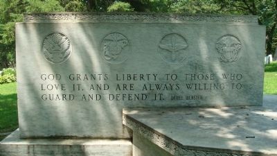Closeup of Nearby Memorial. Click for full size. Closeup of Nearby Memorial image. Click for full size.