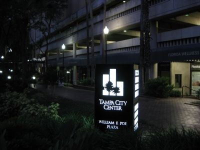 Tampa City Center on William F. Poe Plaza image. Click for full size.