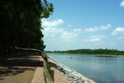 Tennessee River seen from marker site image. Click for full size.