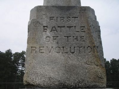 First Battle of the Revolution Marker image. Click for full size.