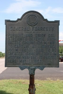 General Forrest’s Marker image. Click for full size.
