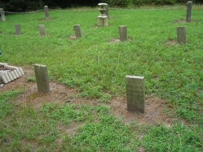 Graves in Kittrell Confederate Cemetery image. Click for full size.