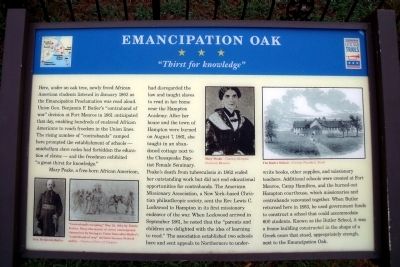 Emancipation Oak CWT Marker image. Click for full size.