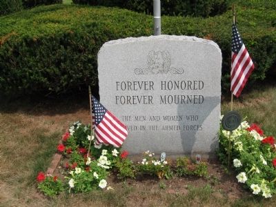Forever Honored Forever Mourned Marker. Click for full size. Forever Honored Forever Mourned Marker image. Click for full size.