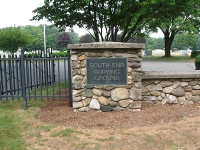 South End Burying Ground Entrance. Click for full size. South End Burying Ground Entrance image. Click for full size.