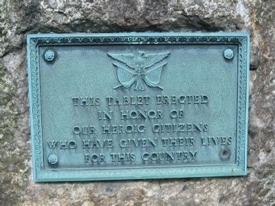 In Honor Of Our Heroic Citizens Marker. Click for full size. In Honor Of Our Heroic Citizens Marker image. Click for full size.