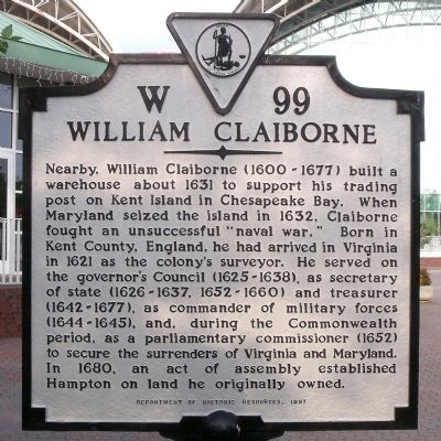 William Claiborne Marker. Click for full size. William Claiborne Marker image. Click for full size.