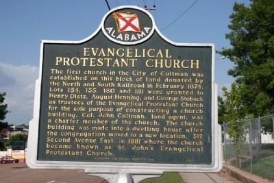Evangelical Protestant Church Marker image. Click for full size.