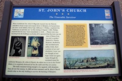 St. John’s Church CWT Marker image. Click for full size.