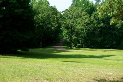 View toward marker from Shiloh Church. Click for full size. View toward marker from Shiloh Church image. Click for full size.
