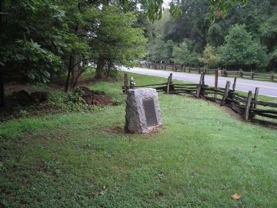 Marker in Guilford Courthouse NMP image. Click for full size.