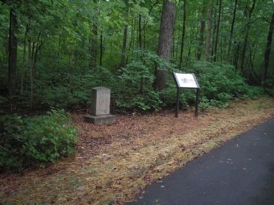 Markers in Guilford Courthouse NMP. Click for full size. Markers in Guilford Courthouse NMP image. Click for full size.
