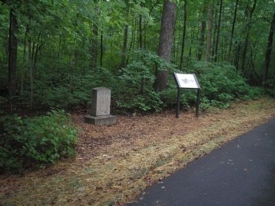 Markers in Guilford Courthouse NMP image. Click for full size.