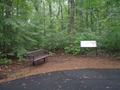 Marker in Guilford Courthouse NMP. Click for full size. Marker in Guilford Courthouse NMP image. Click for full size.