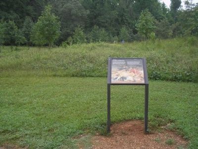Marker in Guilford Courthouse NMP image. Click for full size.