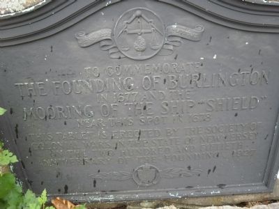 The Founding of Burlington Marker. Click for full size. The Founding of Burlington Marker image. Click for full size.