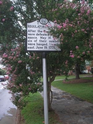 Marker on South Churton Street image. Click for full size.