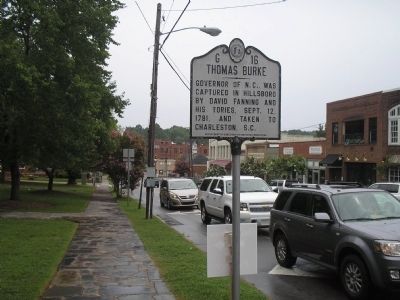 Marker on S Churton Street. Click for full size. Marker on S Churton Street image. Click for full size.