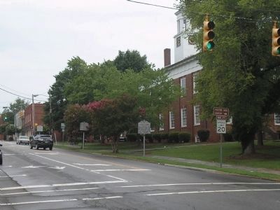 Markers in the Hillsborough Historic District image. Click for full size.