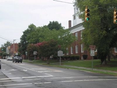 Markers in the Hillsborough Historic District. Click for full size. Markers in the Hillsborough Historic District image. Click for full size.