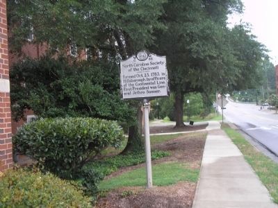 Marker in Hillsborough. Click for full size. Marker in Hillsborough image. Click for full size.