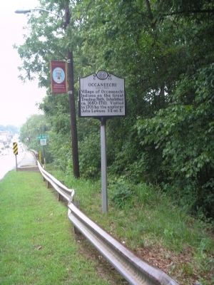 Marker on S Churton Street. Click for full size. Marker on S Churton Street image. Click for full size.