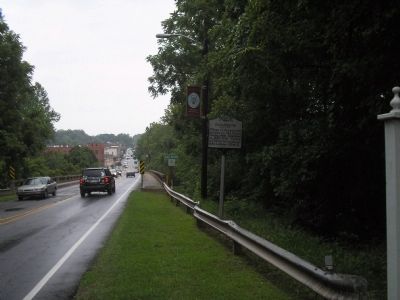 Marker in the Hillsborough Historic District. Click for full size. Marker in the Hillsborough Historic District image. Click for full size.