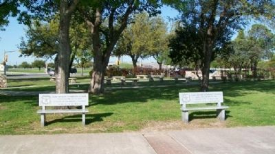 USAF Officer Candidate School Benches. Click for full size. USAF Officer Candidate School Benches image. Click for full size.
