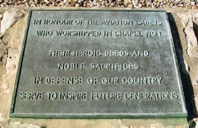 Aviation Cadets Memorial Marker. Click for full size. Aviation Cadets Memorial Marker image. Click for full size.