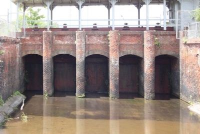 The Augusta Canal , 13th Street locks image. Click for full size.