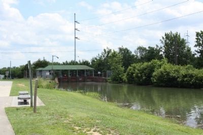 The Augusta Canal 13th Street Locks, canal side image. Click for full size.