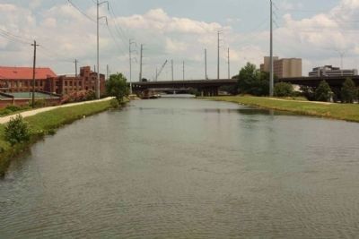 The Augusta Canal ,looking southeast from 15th Street image. Click for full size.