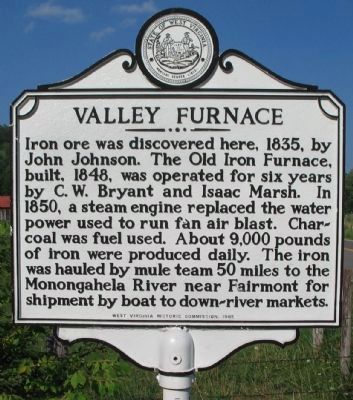 Valley Furnace Marker image. Click for full size.