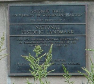 Science Hall Marker image. Click for full size.